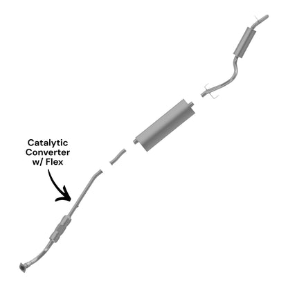 Chevrolet Venture 3.4L (2002-2005) (FWD) Catalytic Converter With Flex