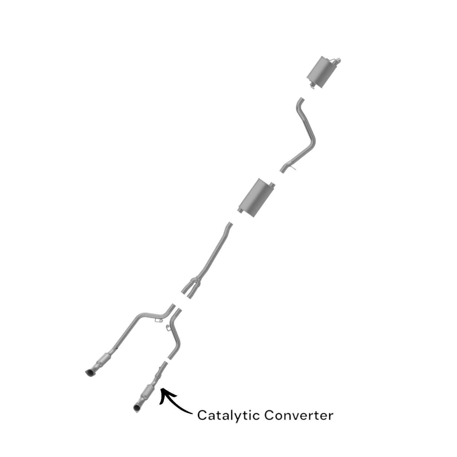 Dodge Charger 2.7L (2006-2010) RWD Driver Side Catalytic Converter