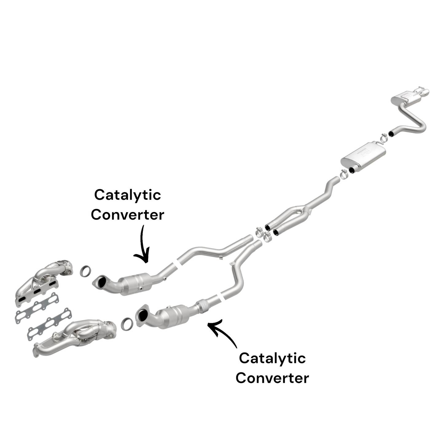 Kit de convertisseurs catalytiques pour Dodge Magnum 2.7L et 3.5L (2005-2008) 