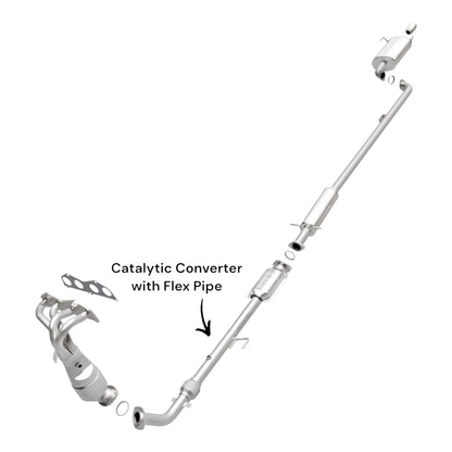 Toyota Camry 2.4L (2002-2006) Catalytic Converter With Flex Pipe