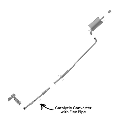 Toyota Solara 2.4L (2004-2006) Catalytic Converter With Flex Pipe