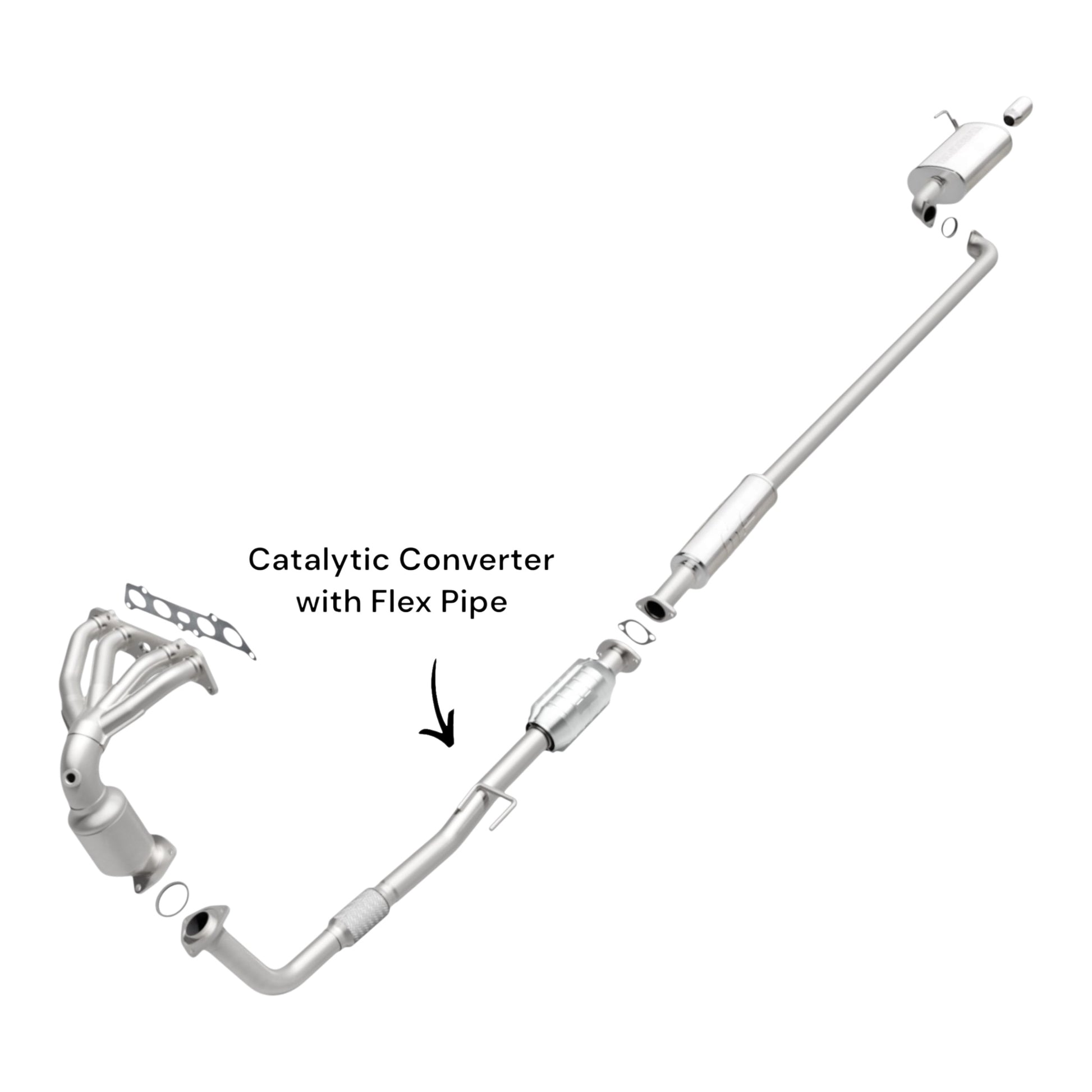 Toyota Camry 2.2L (1997-2001) (GAS) Catalytic Converter With Flex Pipe