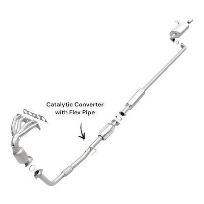 Toyota Camry 2.2L (1997-2001) (GAS) Catalytic Converter With Flex Pipe