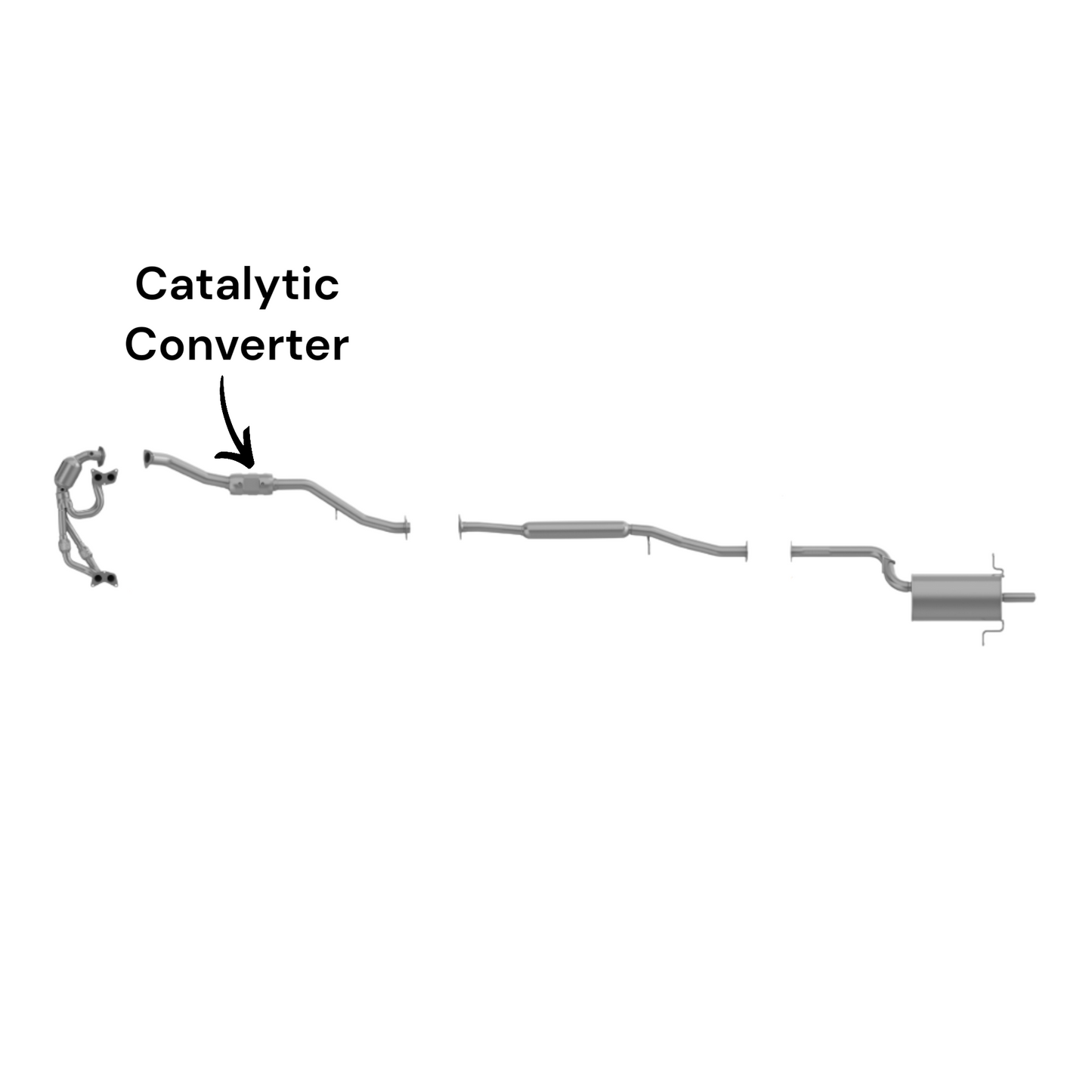 Saab 9-2X 2.5L (2006) (Non-Turbo) Catalytic Converter