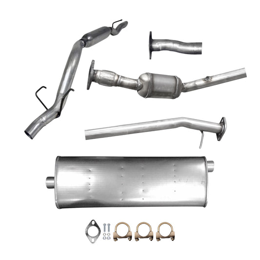 Chevrolet Uplander 3.5L (2006) (FWD) (Without Sport Package) (113.0" Wheelbase) Catalytic Converter With Flex, Axel Pipe, Muffler, Resonator