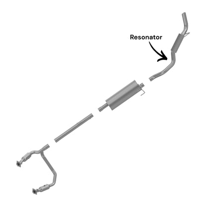 Dodge Ram 1500 5.7L (2009, 2010) (SLT or ST Models Only) (Single Exhaust) Resonator