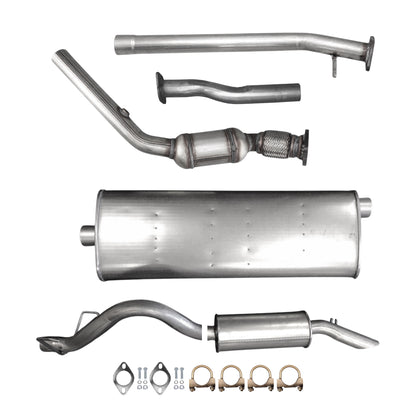 Saturn Relay 3.9L (2007) Catalytic Converter With Flex, Intermediate Pipe, Muffler & Resonator