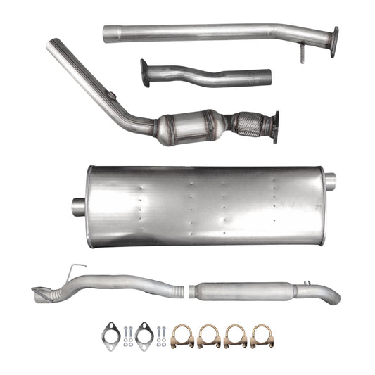 Saturn Relay 3.9L (2007) Catalytic Converter With Flex, Intermediate Pipe, Muffler & Resonator