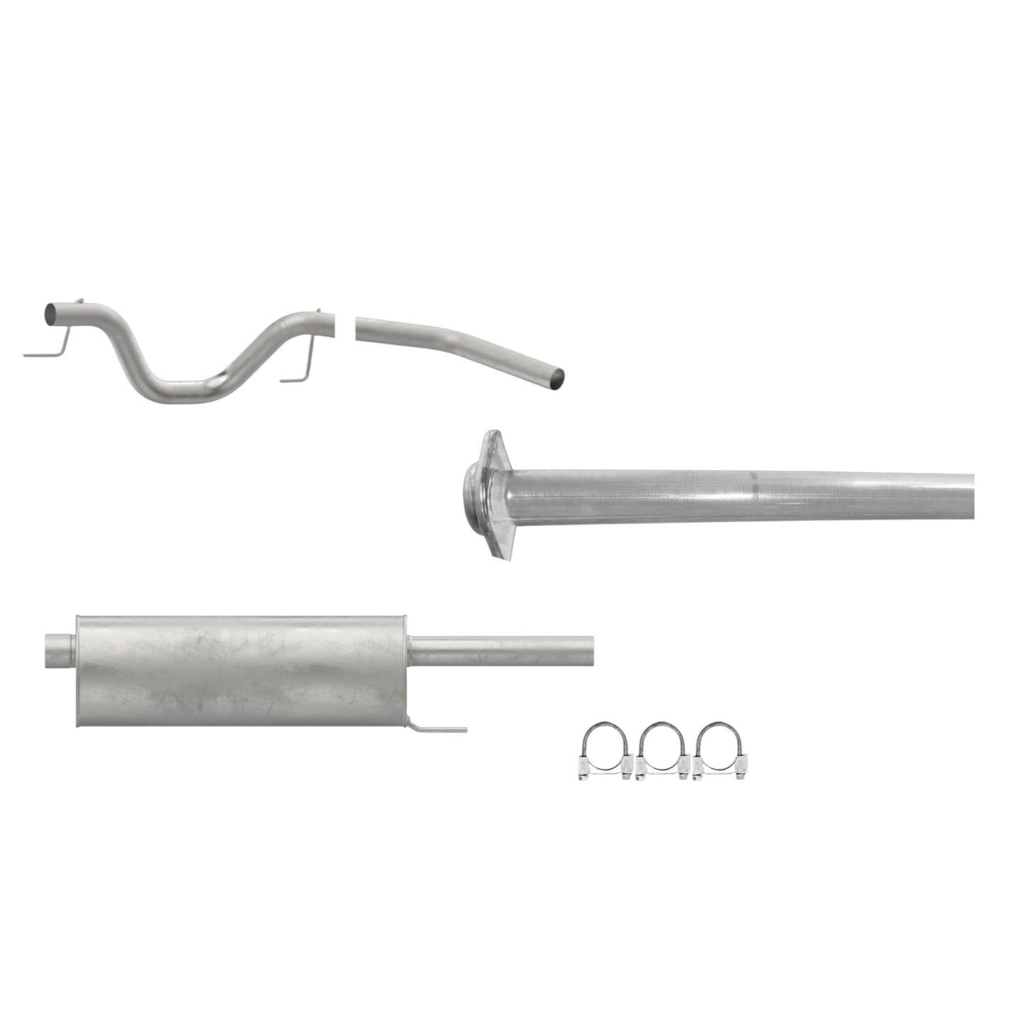 Ford F-150 5.4L (2009-2010) (145"Wheelbase) Pipes, Muffler And Tail Pipe