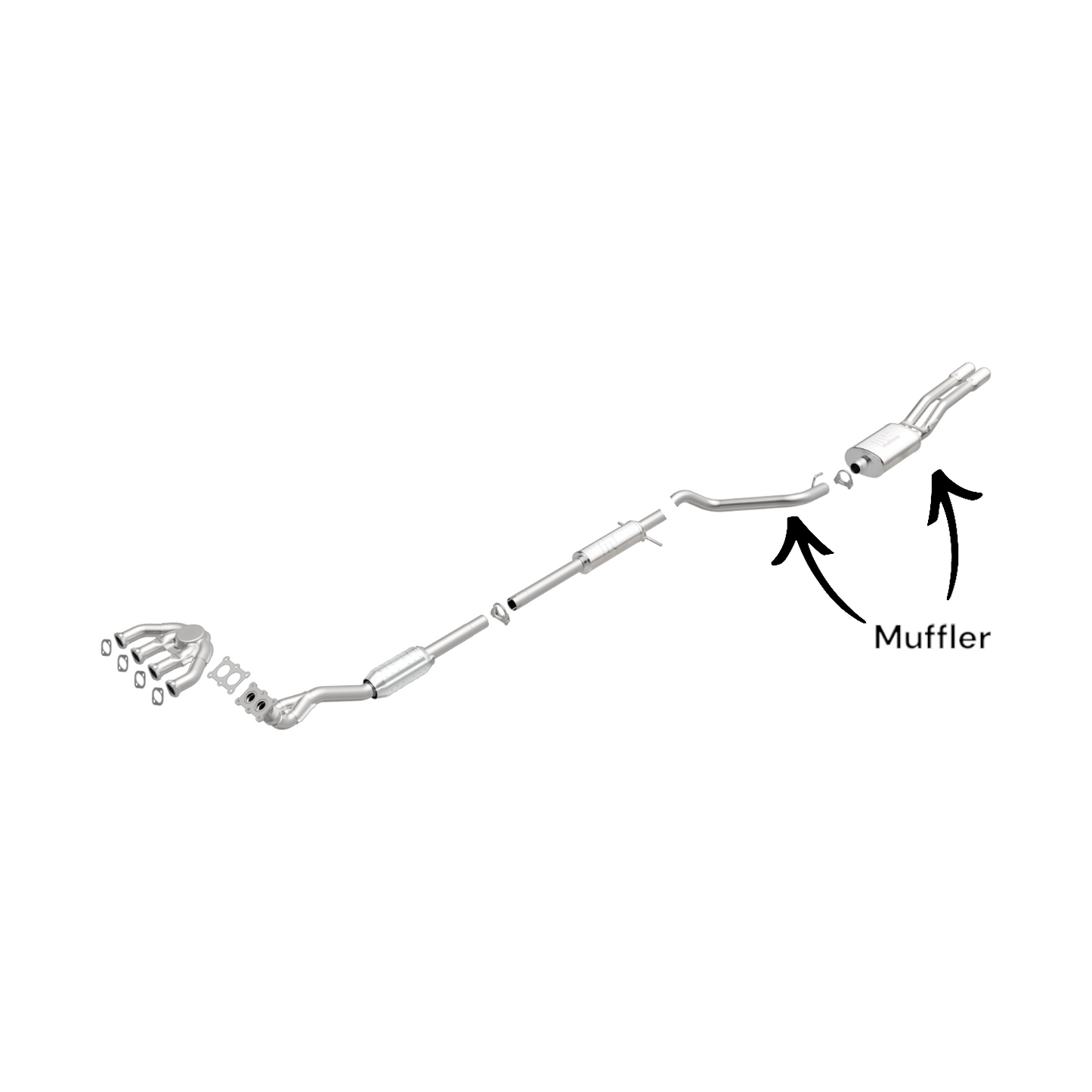 Volkswagen Golf 2.0L (1999-2006) Rear Muffler