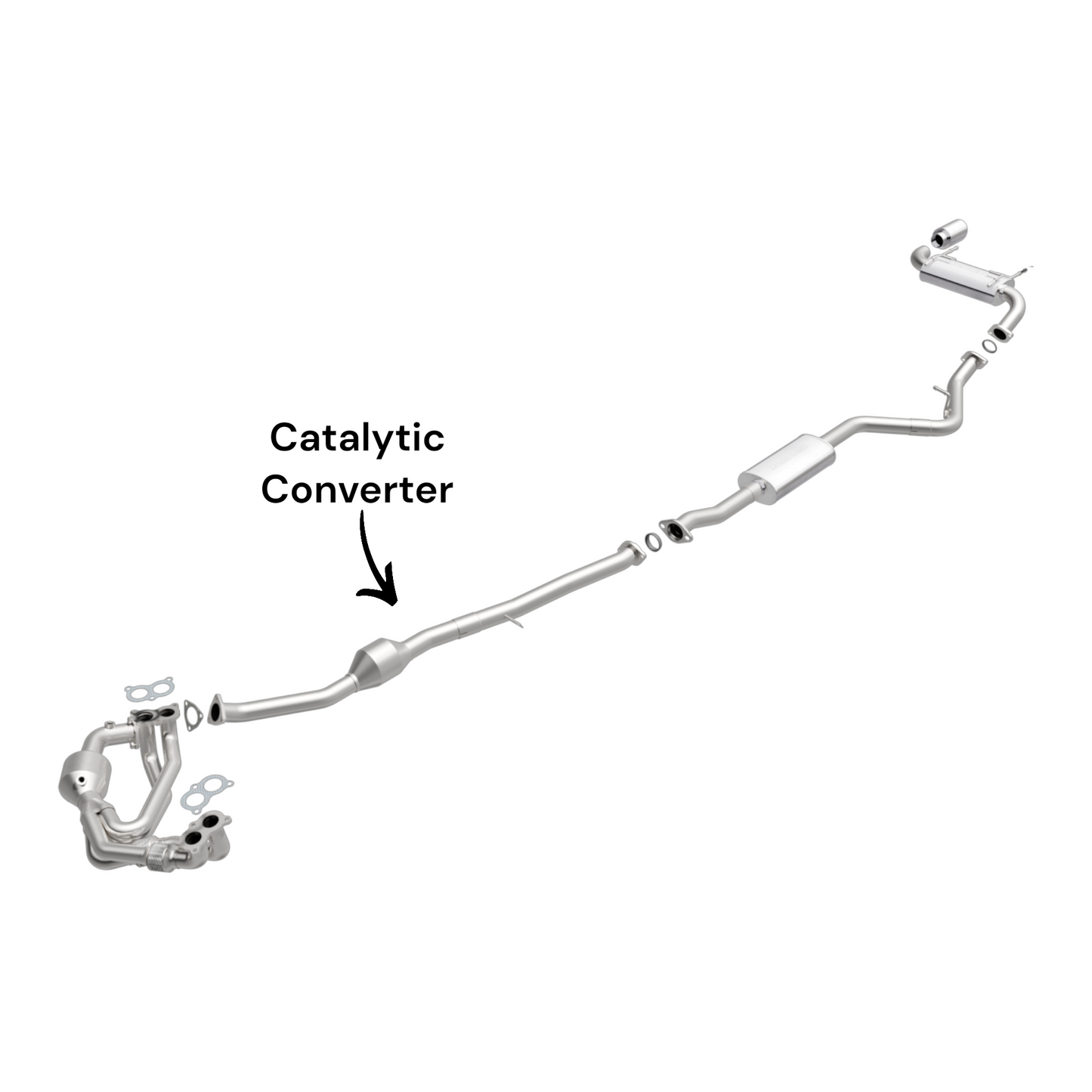 Subaru Crosstrek 2.0L (2016, 2017) (Non-Hybrid) Catalytic Converter
