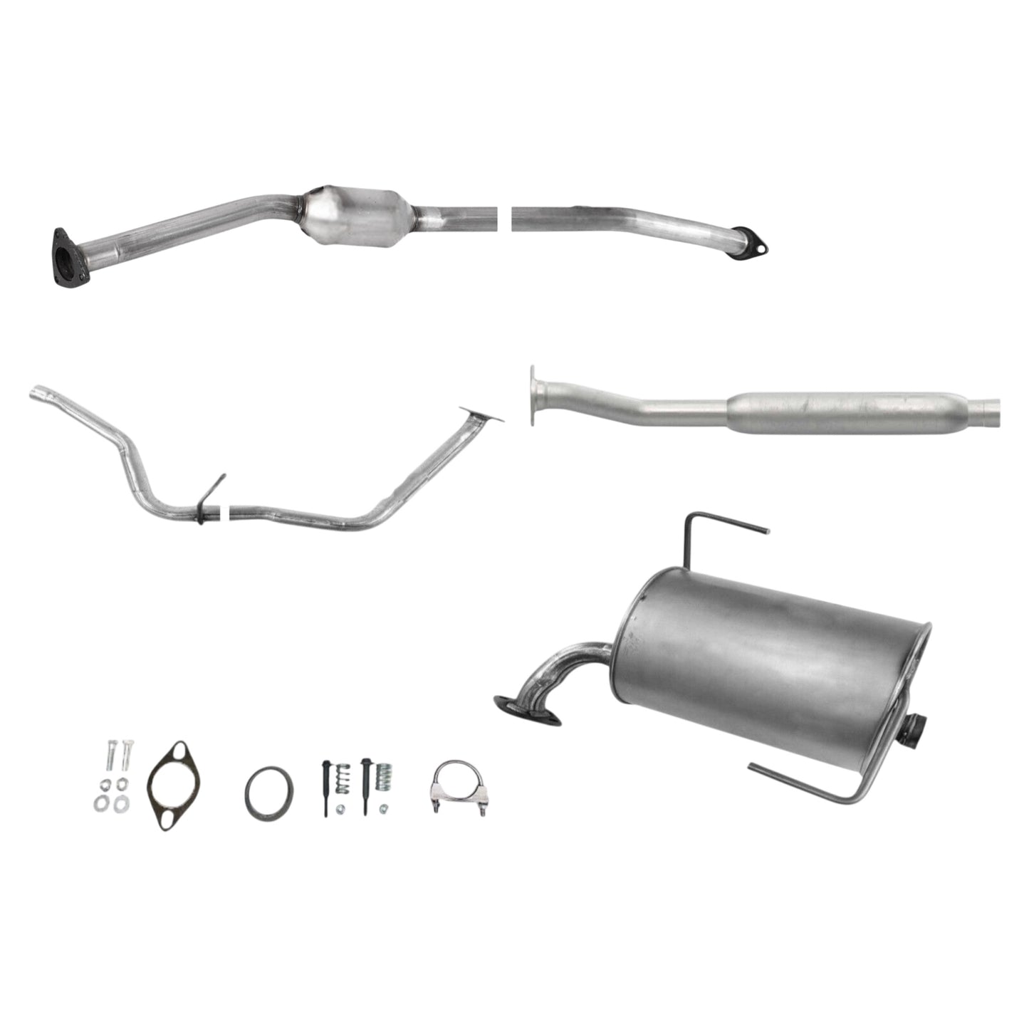 Subaru Impreza 2.0L (2012-2016) (Sedan) Converter, Resonator, Pipe and Muffler