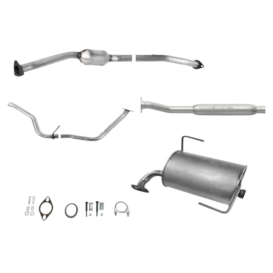Subaru Impreza 2.0L (2012-2016) (Sedan) Converter, Resonator, Pipe and Muffler