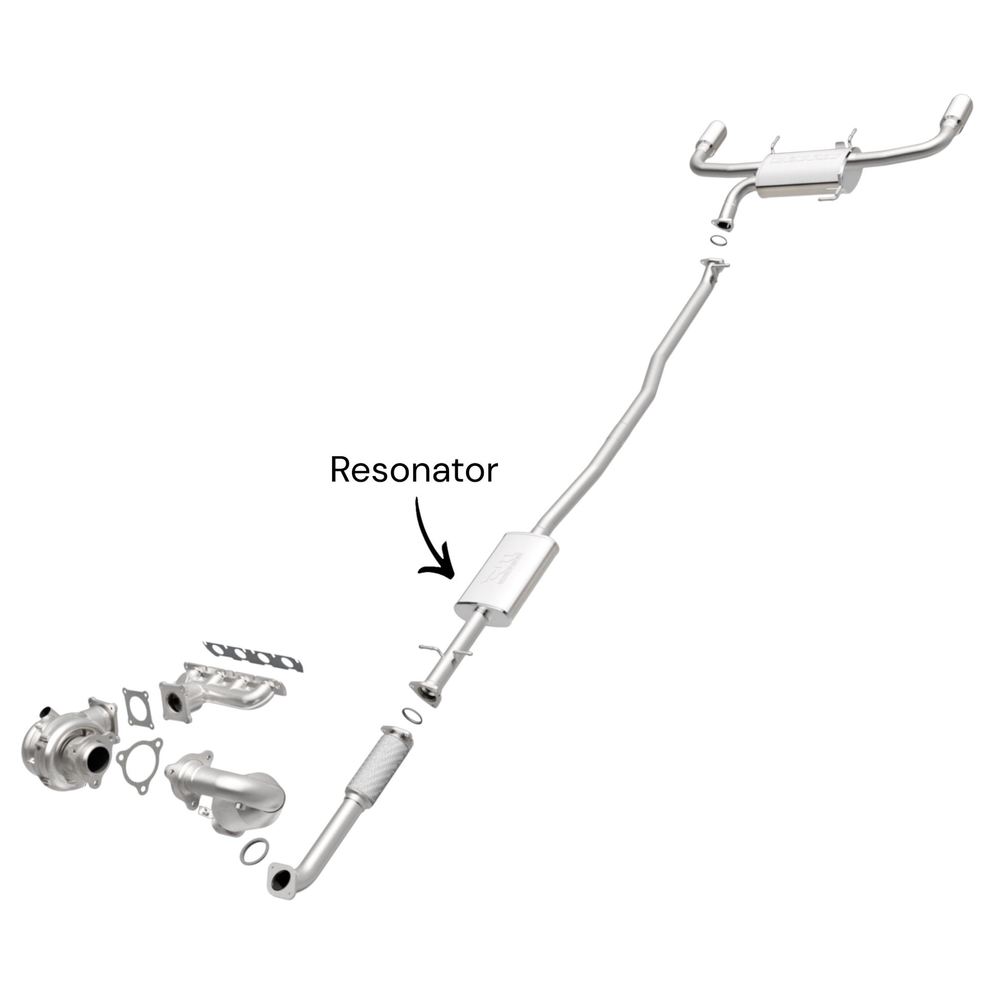 Acura RDX 2.3L Turbo (2007-2012) Resonator With Pipe