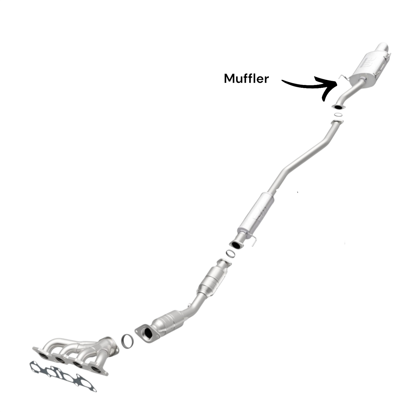 Nissan Versa 1.6L (2012-2018) Rear Muffler