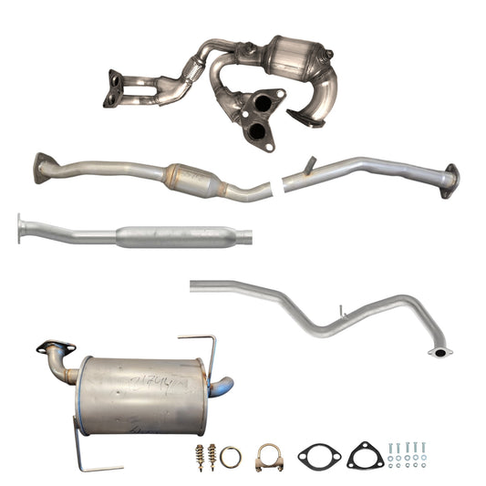 Collecteur d'échappement, convertisseur catalytique, résonateur, tuyau et silencieux pour Subaru Outback 2.5L (2015-2019)