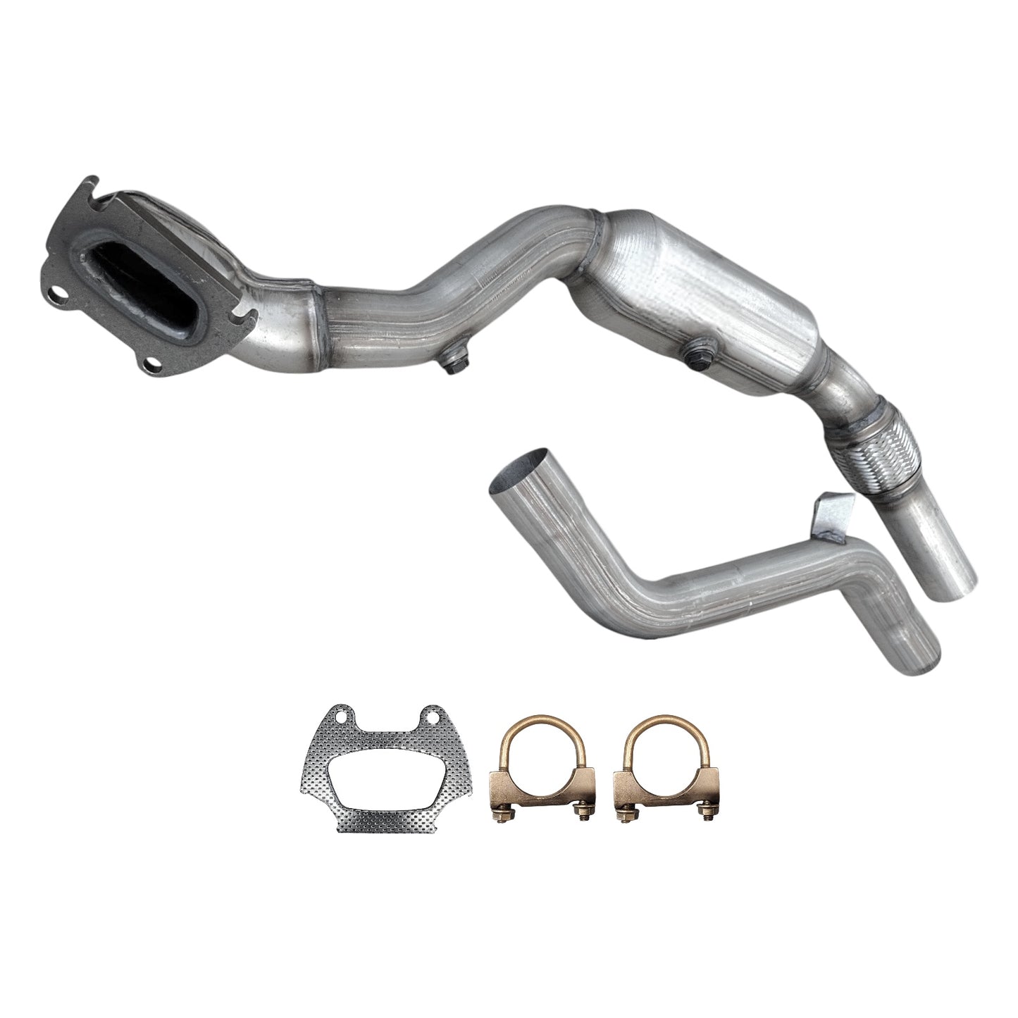 Dodge Challenger 3.6L (2011-2015) (Federal Emissions System) Left Side Catalytic Converter with Flex Pipe