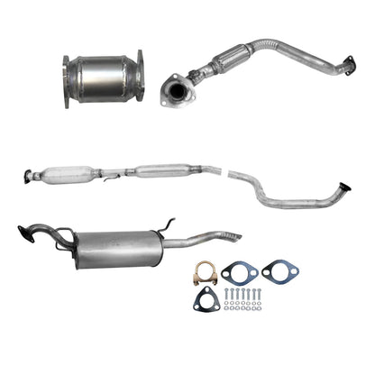 Convertisseur, tuyau flexible, résonateur et silencieux pour Chevrolet Aveo 1.6L (2004-2008) (Transmission automatique) (Berline)