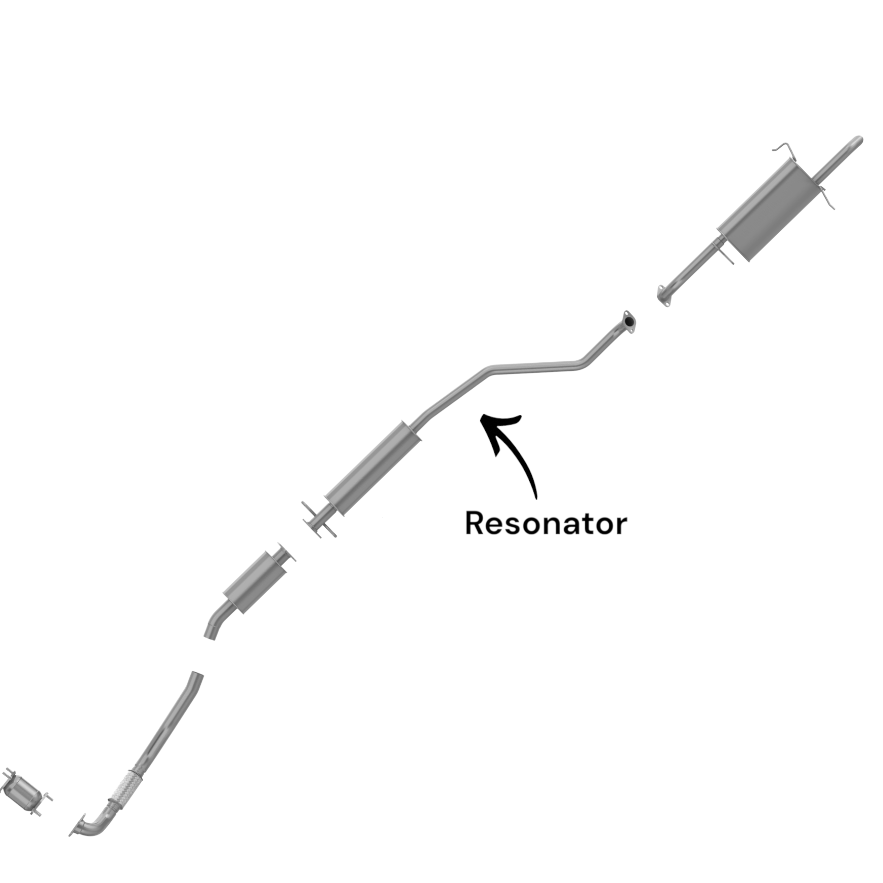 Suzuki Forenza 2.0L (2006-2008) Rear Resonator 