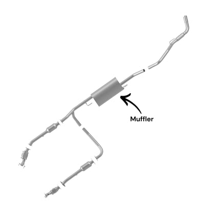 Nissan Frontier 4.0L (2007, 2019)  (59.5" Bed Only) Muffler