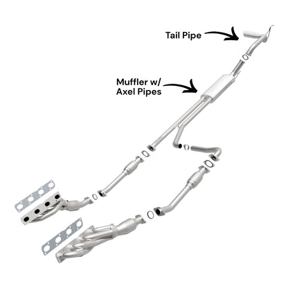 Nissan Armada 5.6L (2007-2015) Muffler with Tail Pipe