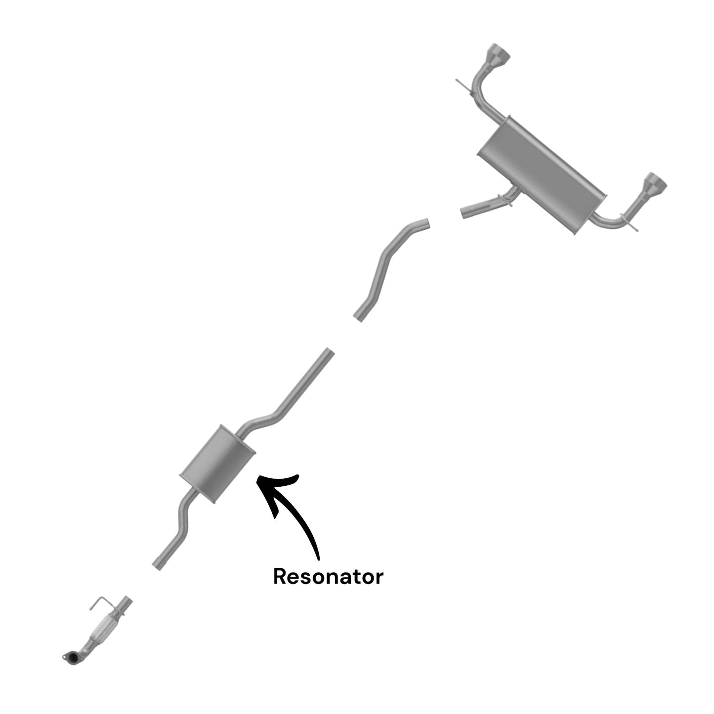 Ford Edge 2.0L (2012-2014) (Turbo) Resonator