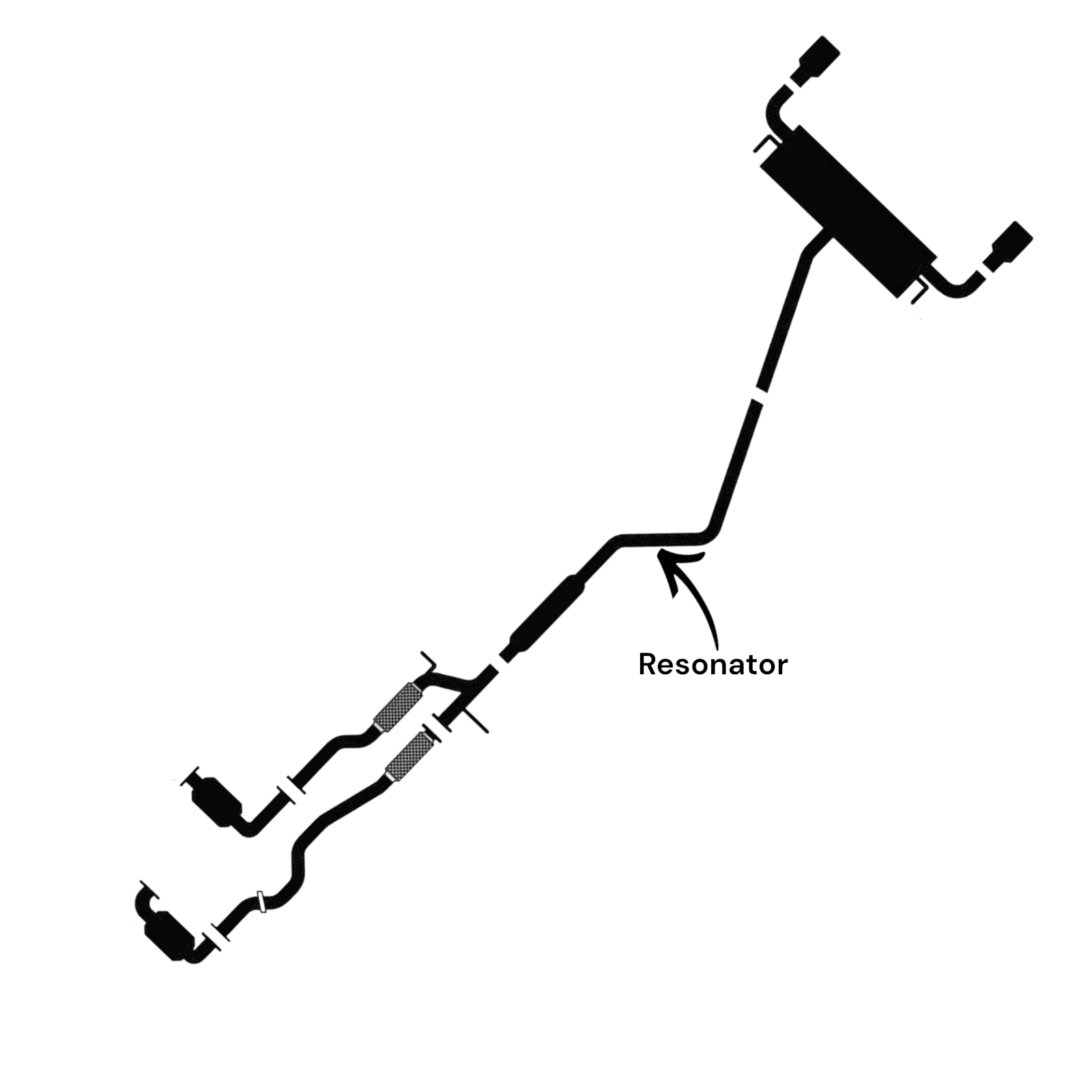 Jeep Cherokee 3.2L (2014-2017) (FWD) (Latitude) Resonator 