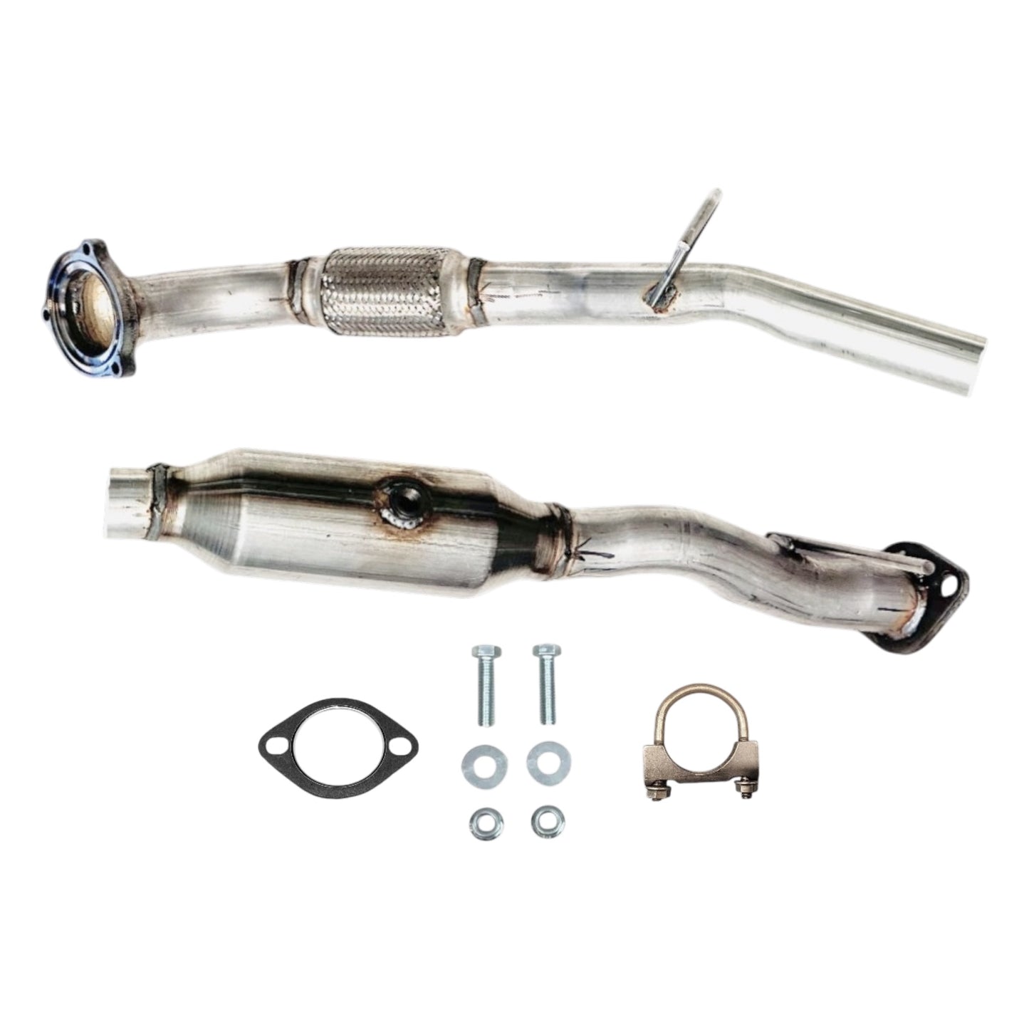 Volvo C30 2.5L Turbo (2008, 2009) (FWD) Flex Pipe With Catalytic Converter