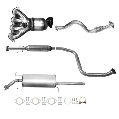 Convertisseur de collecteur, tuyau flexible, résonateur et silencieux pour Chevrolet Aveo 1.6L (2009-2011)