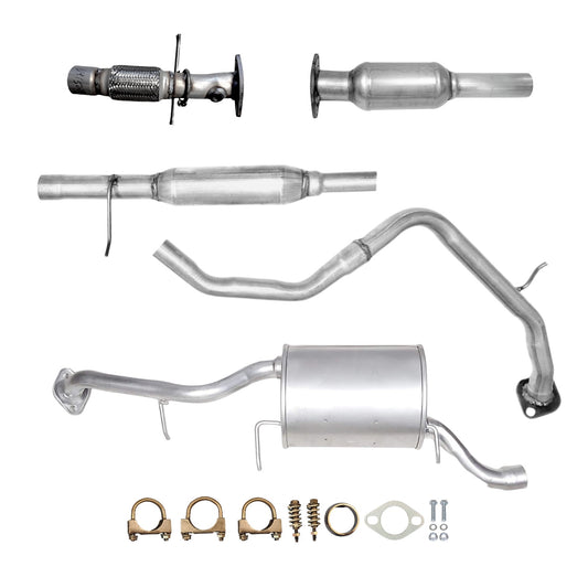 Mazda 5 2.5L (2012-2015) Flex Pipe, Catalytic Converter, Resonator & Muffler