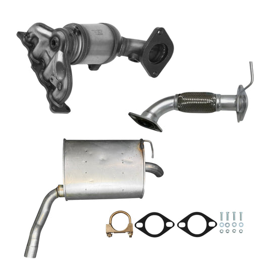 Convertisseur de collecteur, tuyau flexible et silencieux pour Hyundai Sonata 2.4L (2015-2017)