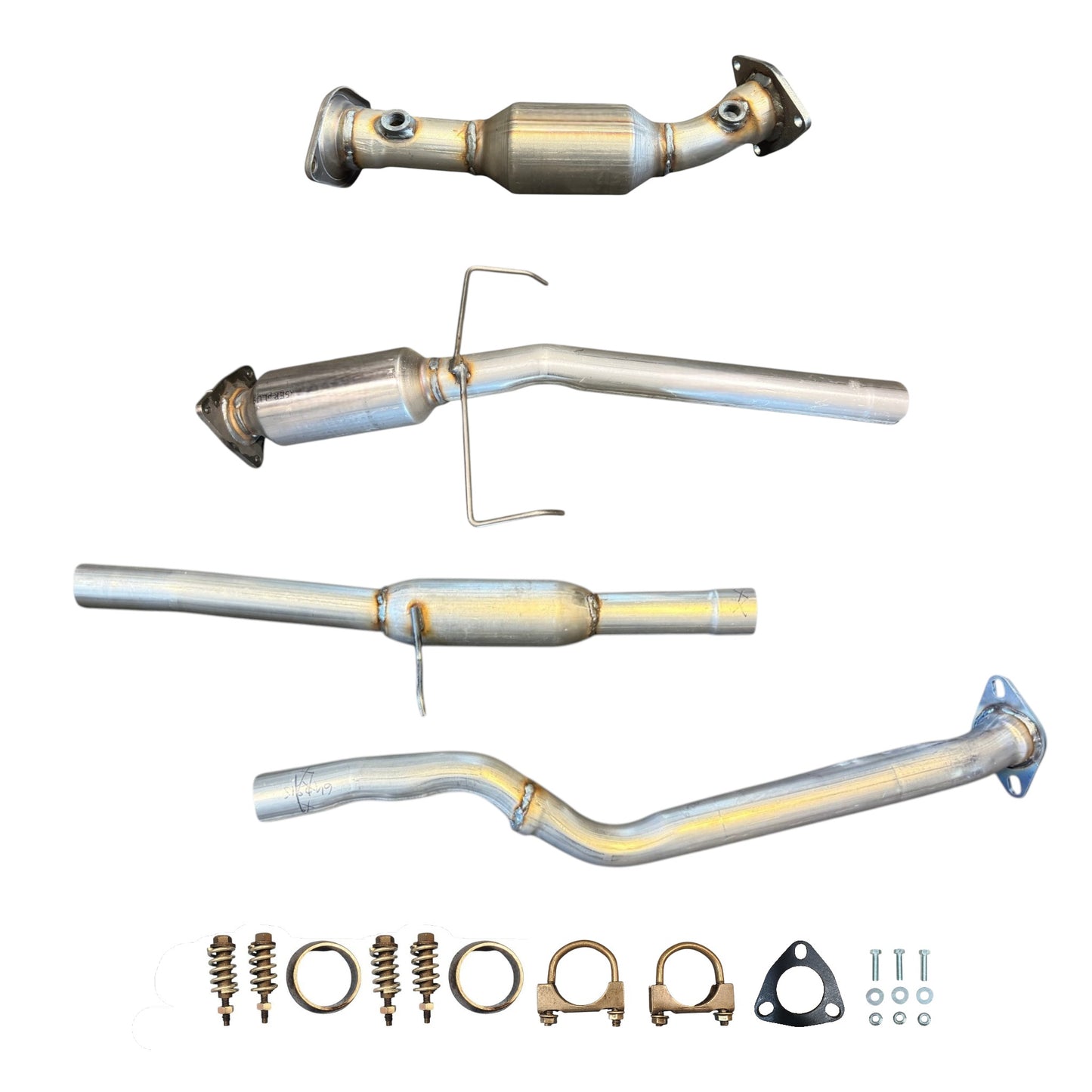 Mazda CX-7 2.5L (2010-2012) Front Converter, Rear Converter and Resonator