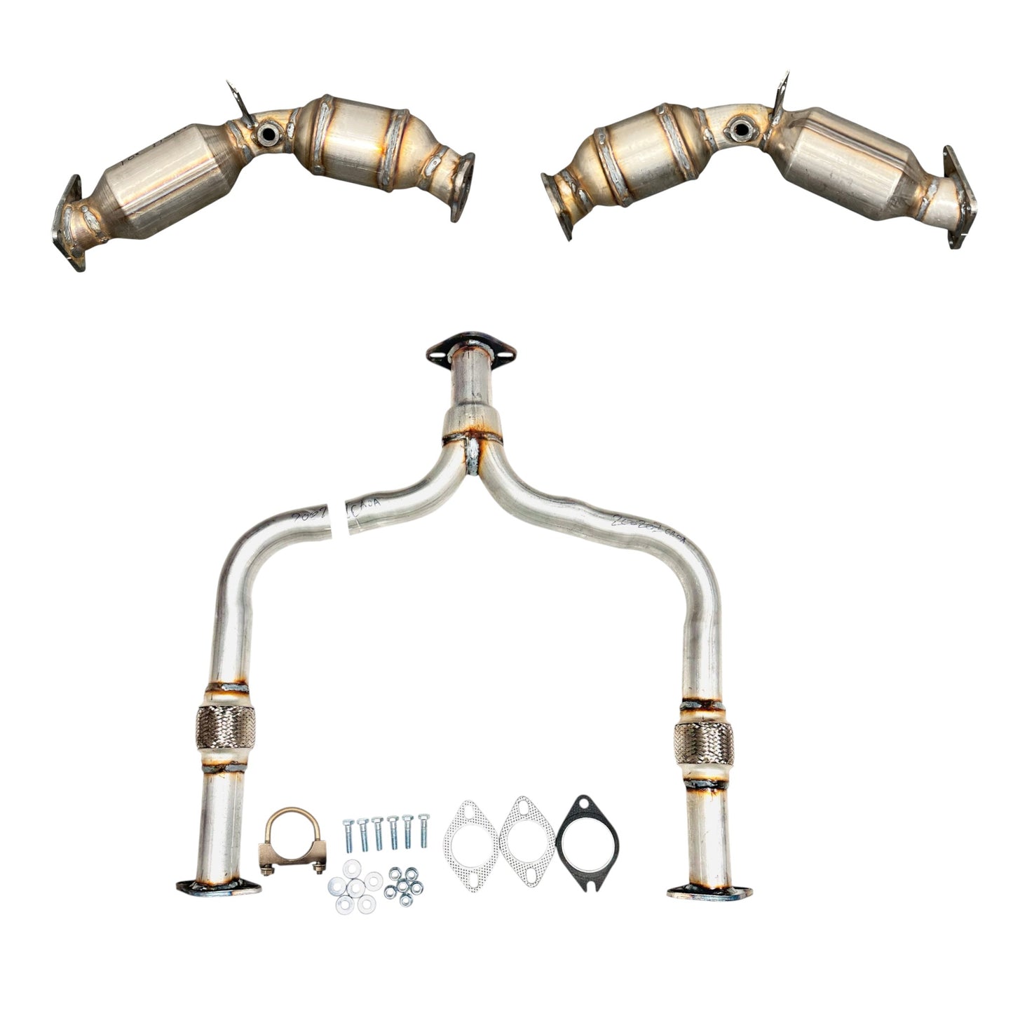 INFINITI QX70 5.0L (2014) (4WD) Both Side Converter and Flex Y-pipe