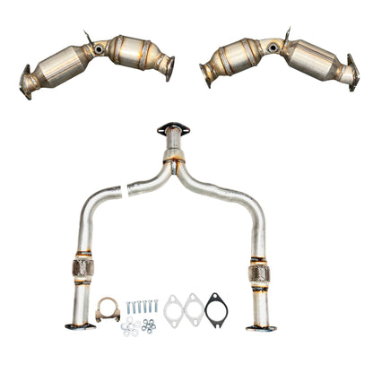 INFINITI QX70 5.0L (2014) (4WD) Both Side Converter and Flex Y-pipe