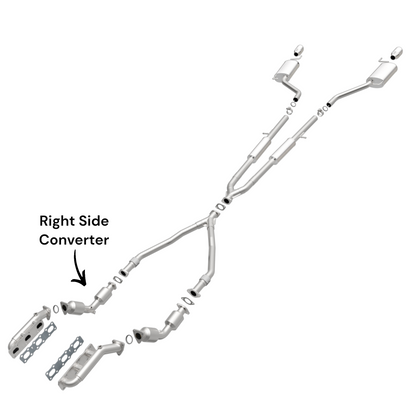 INFINITI G35 3.5L (2007-2008) (RWD) & (AWD only for X sub-model) Right Side Converter
