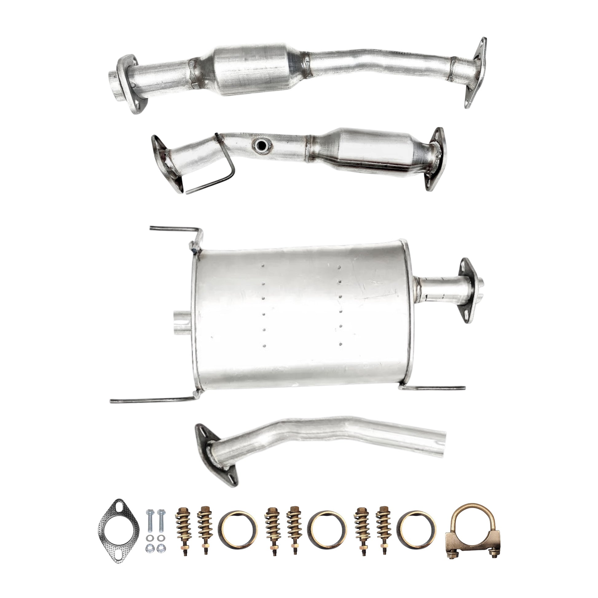 Chevrolet City Express 2.0L (2015-2018) Front & Rear Catalytic Converters With Muffler