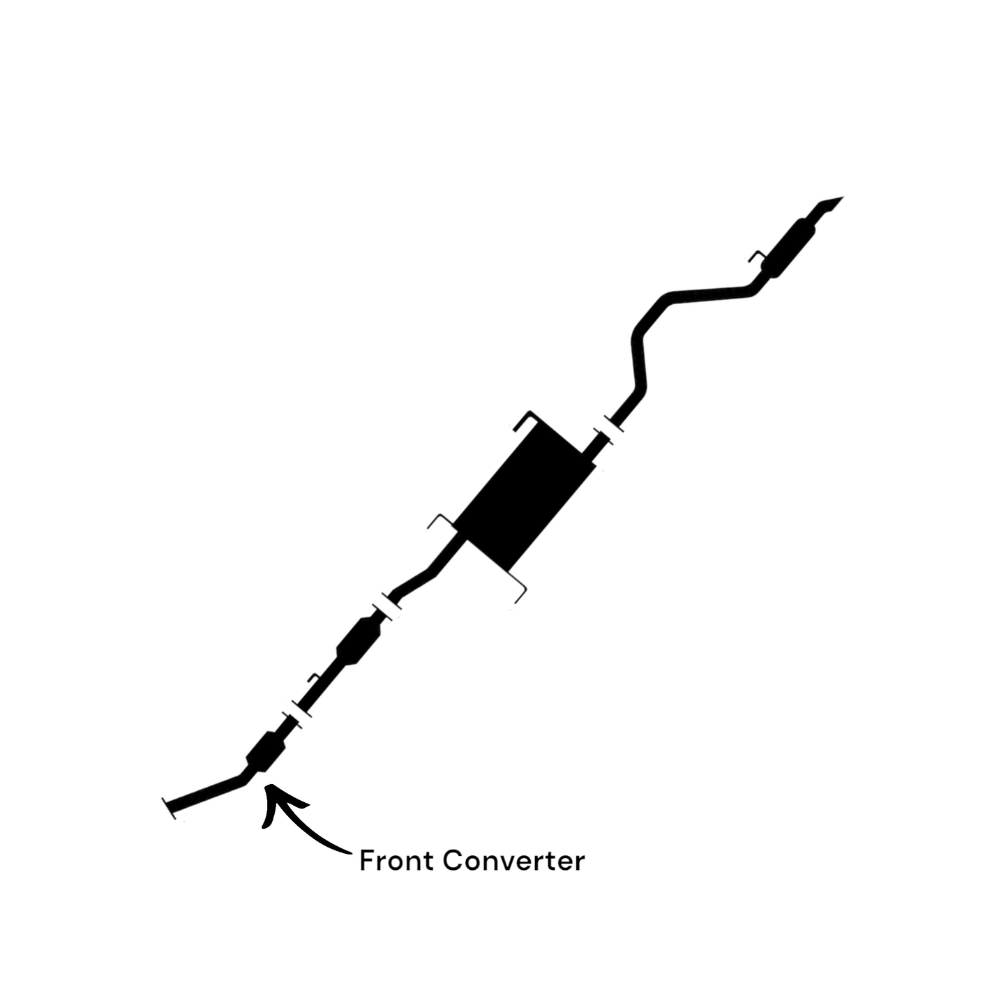 Nissan NV200 2.0L (2013-2021) Front Catalytic Converter