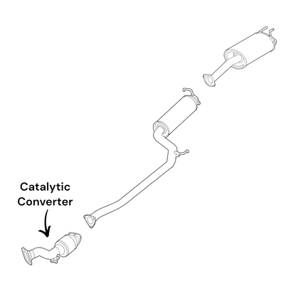 Honda Civic 2.4L (2012-2015) Catalytic Converter
