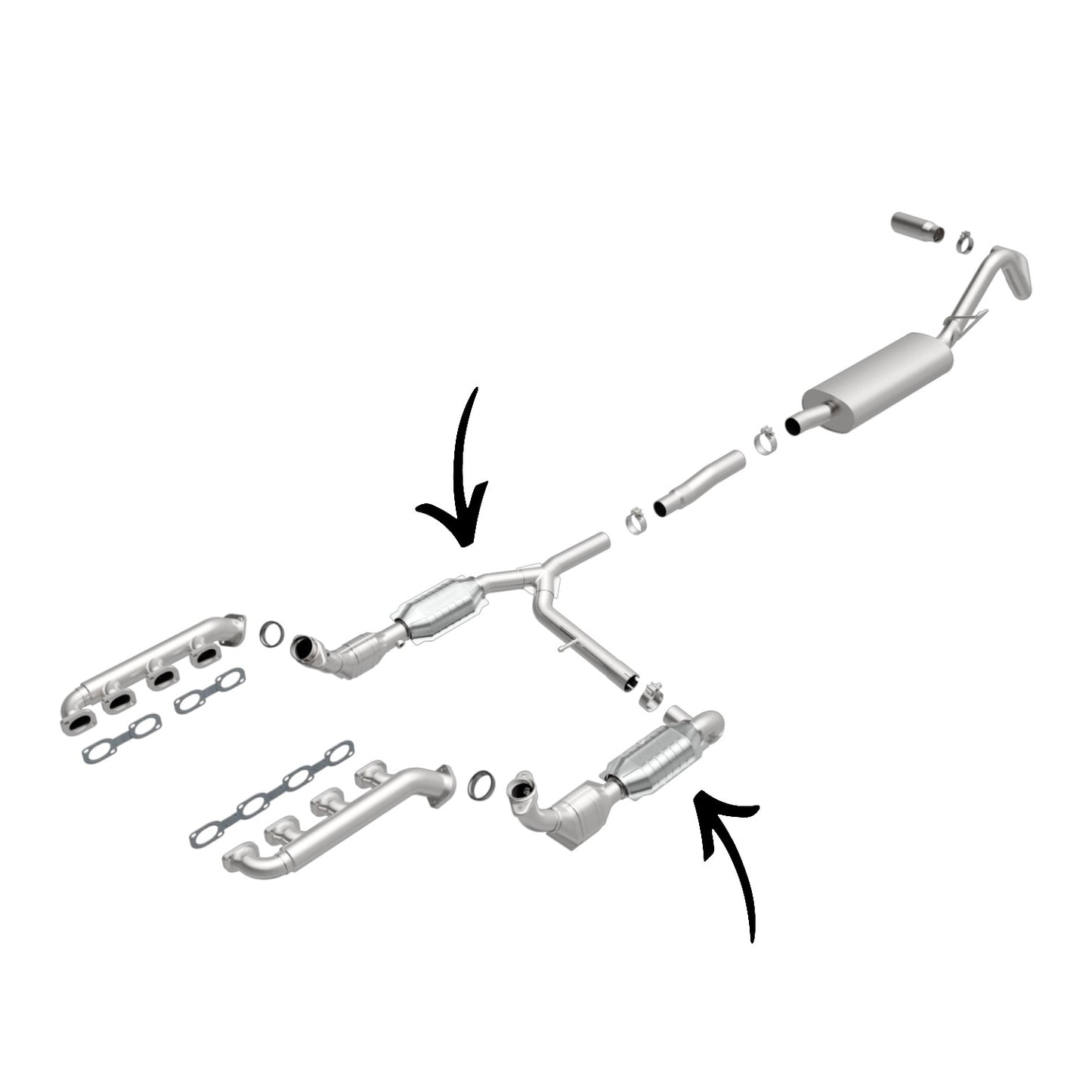 Convertisseur catalytique pour Ford F-150 5.4L 2004-2006 (uniquement pour les normes d'émissions californiennes)