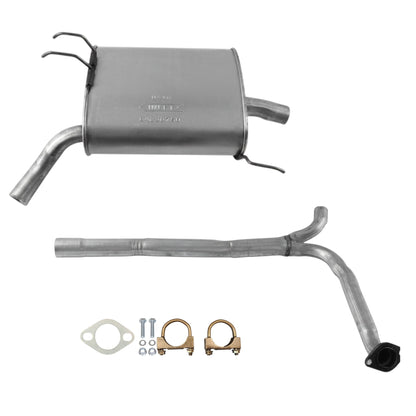 Acura TSX 2.4L (2009-2014) Right Side Muffler With Y Pipe.