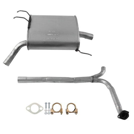 Acura TSX 2.4L (2009-2014) Right Side Muffler With Y Pipe.