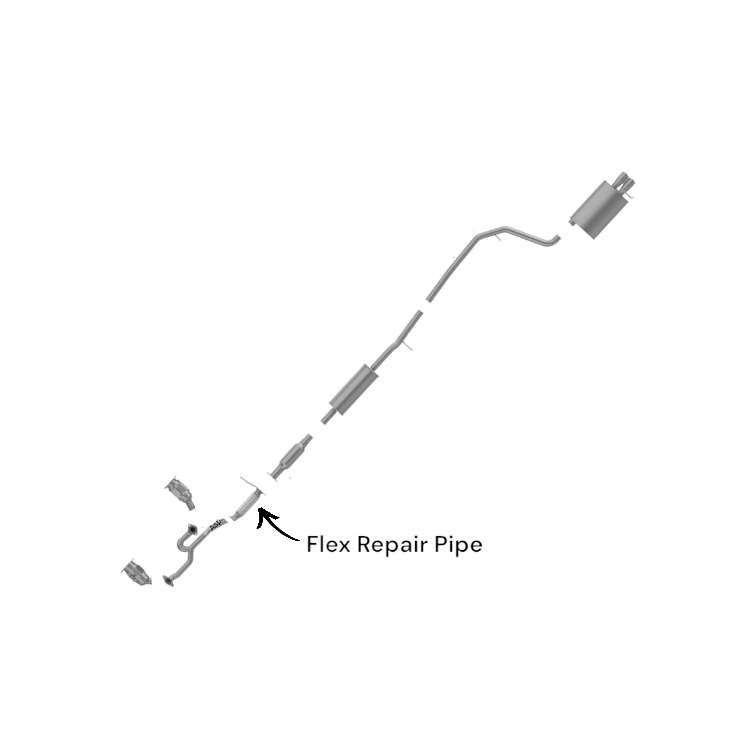 Ford Flex 3.5L (2009-2012) Flex Repair Pipe