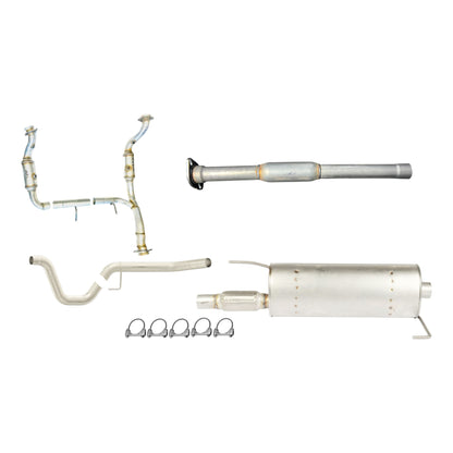 Convertisseurs catalytiques, résonateur, silencieux et tuyau d'échappement pour Ford F-150 2015-2020 2.7L Turbo (W/B-141.0)