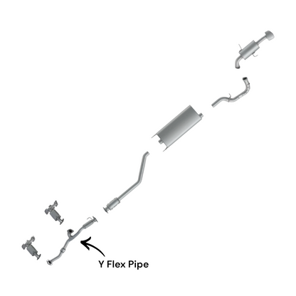 Kia Sorento 3.3L (2014-2015) (AWD Only) Y Flex Pipe