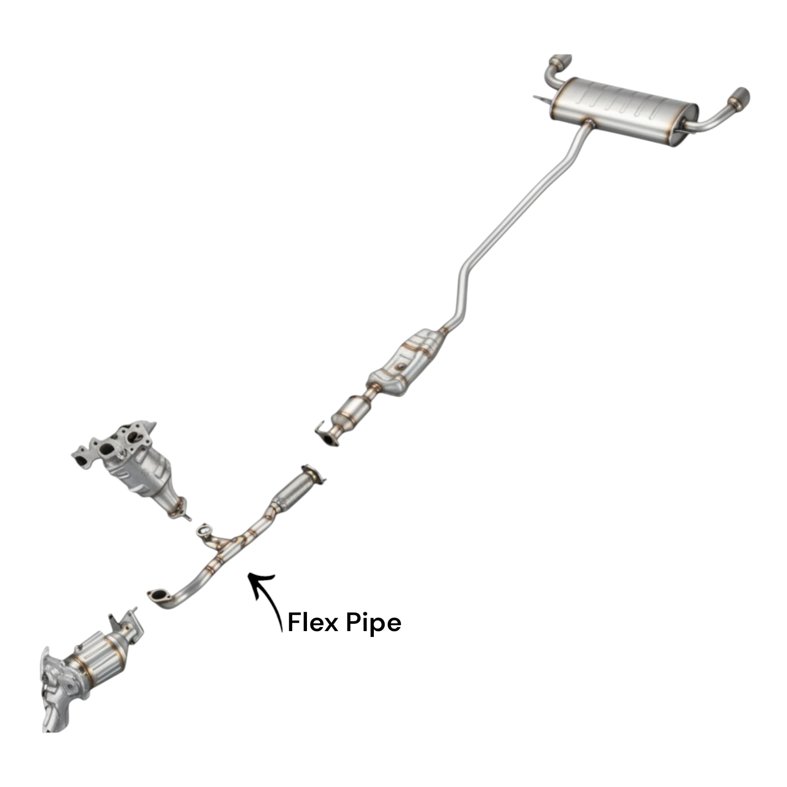 Ford Edge 3.5L (2015-2018) Flex Y Pipe