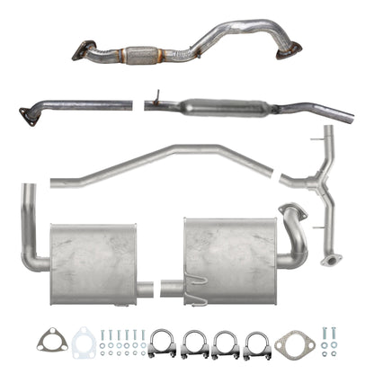 Tuyau flexible, résonateur, tuyau en Y, silencieux pour Honda Civic 1.5L 2016-2019 (turbocompressée)