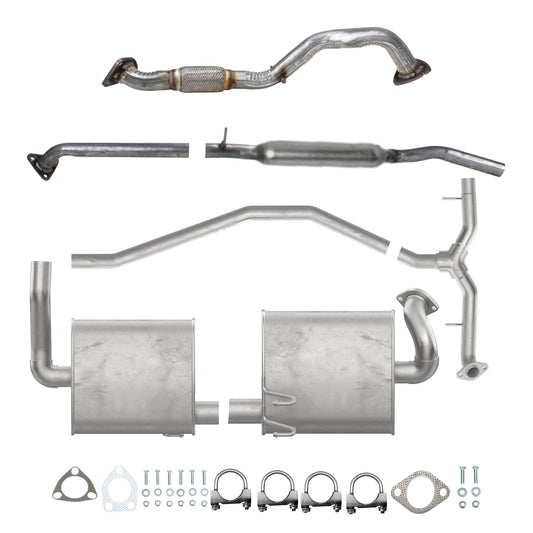 Tuyau flexible, résonateur, tuyau en Y, silencieux pour Honda Civic 1.5L 2016-2019 (turbocompressée)