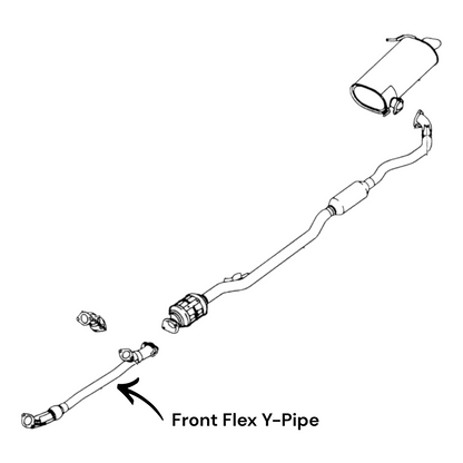 Mitsubishi Outlander 3.0L (2007-2016) (FWD) Front Pipe