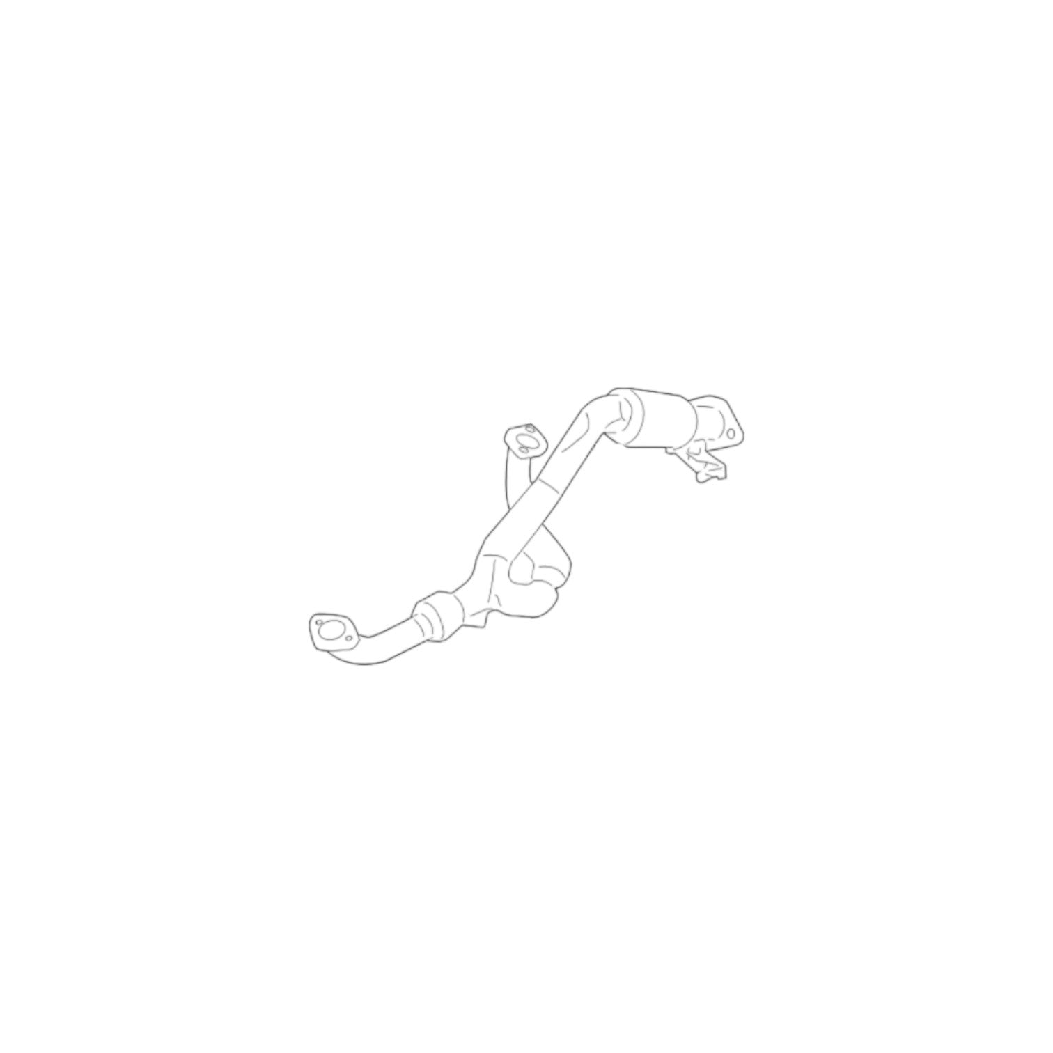 Hyundai Santa Fe 3.3L (2007-2009) Front Flex Pipe