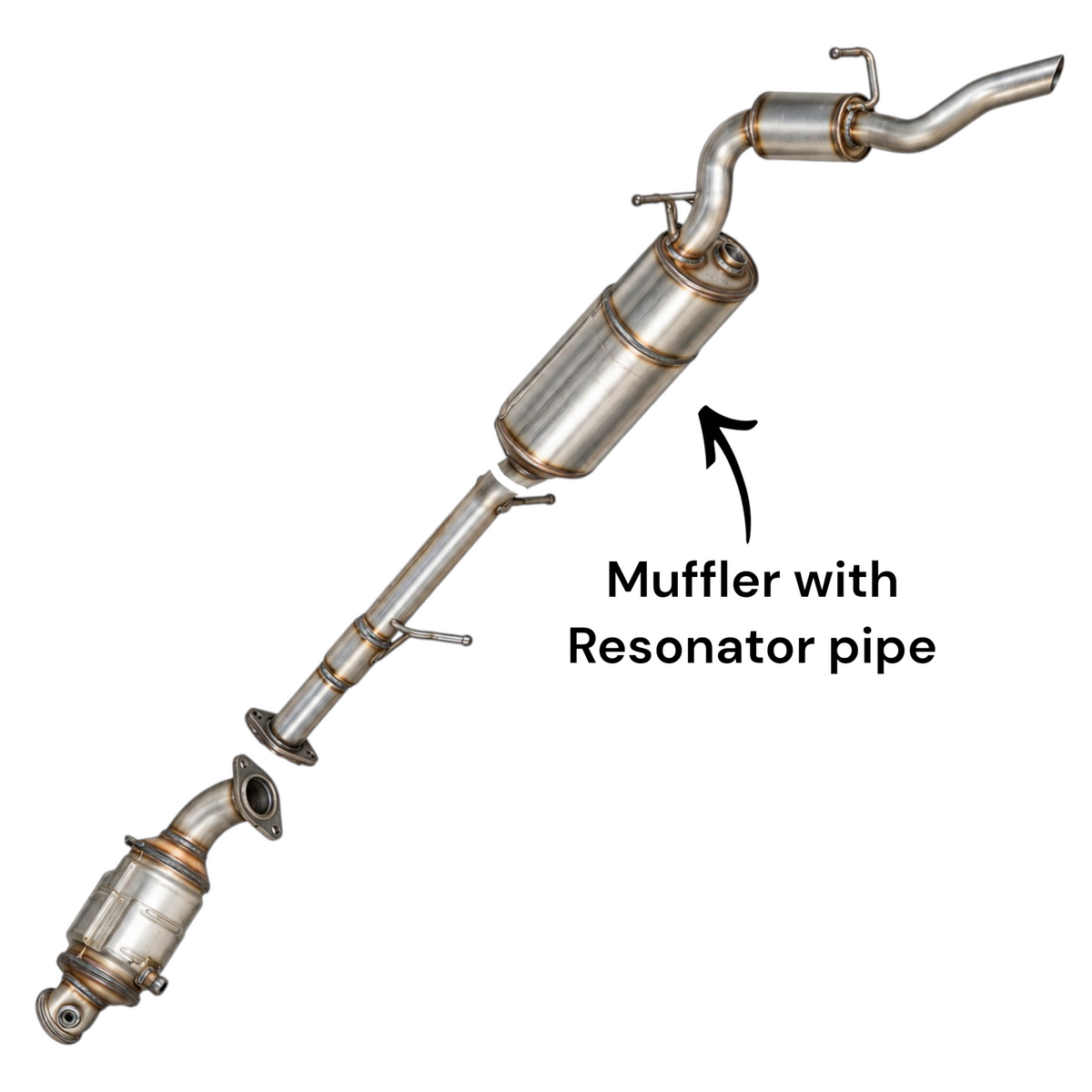 GMC Canyon 2.7L (2023-2026) Muffler with Resonator pipe